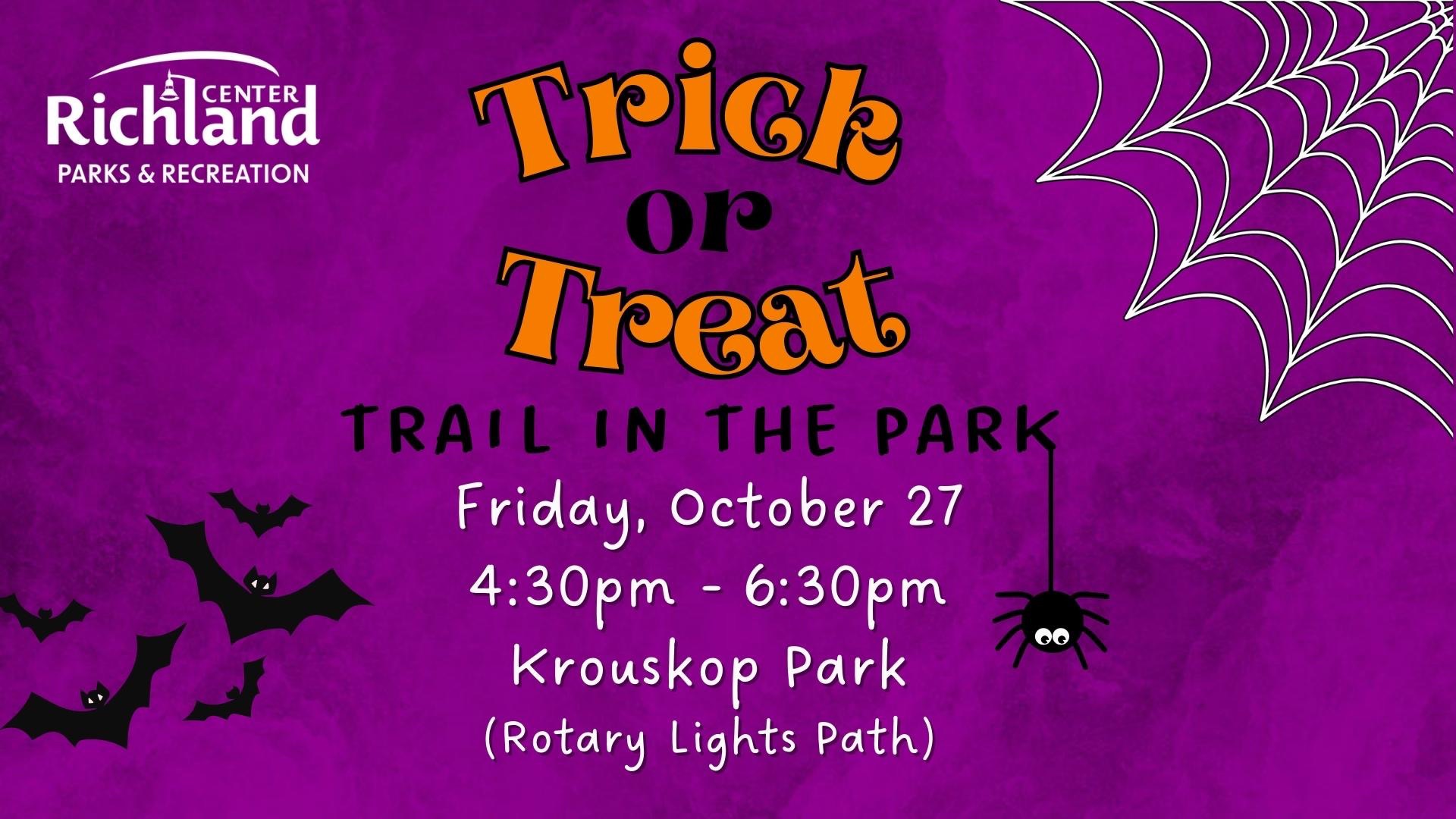 Richland Center Parks and Recreation Trick or Treat in the Park