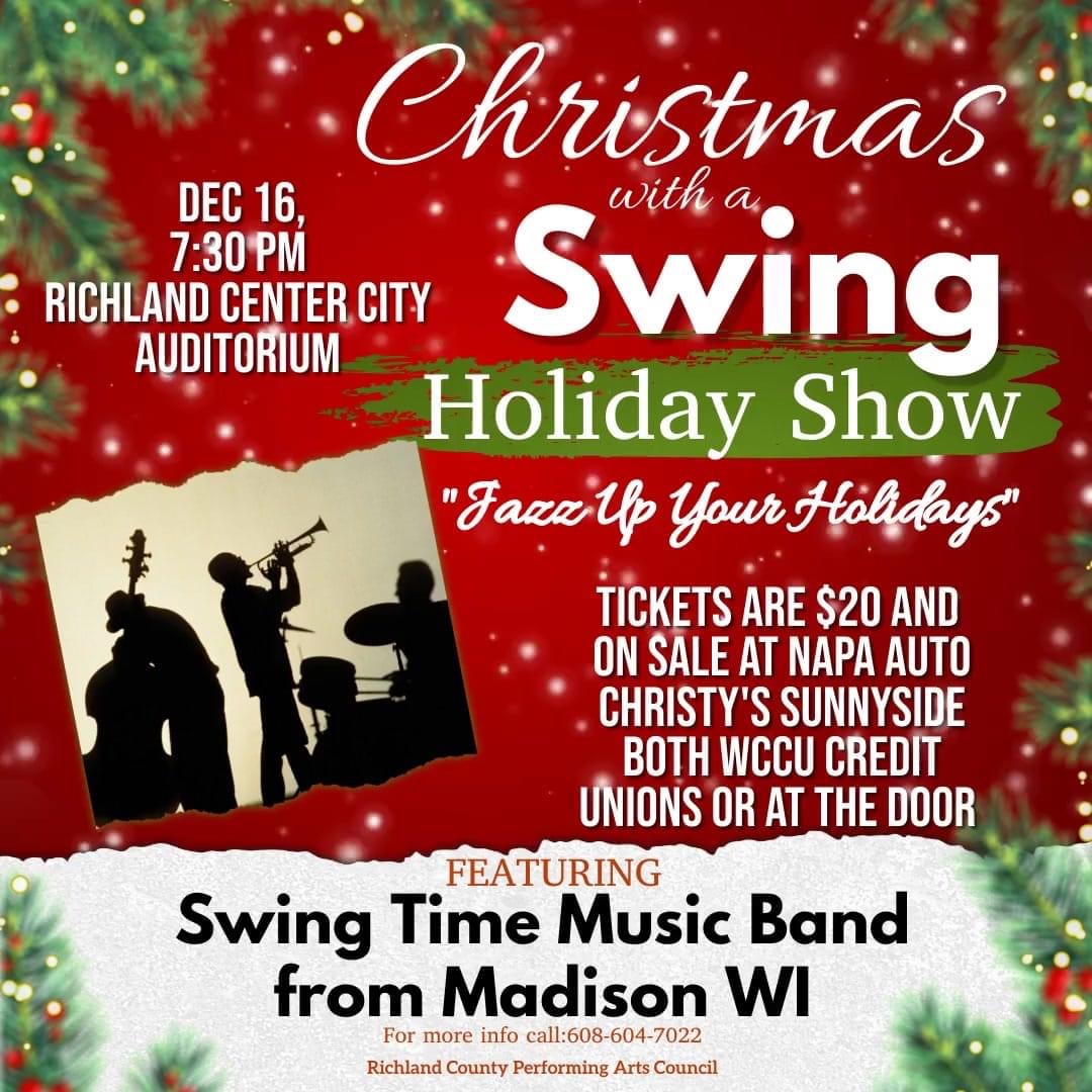 Christmas With A Swing Holiday Show | Richland Center Wisconsin