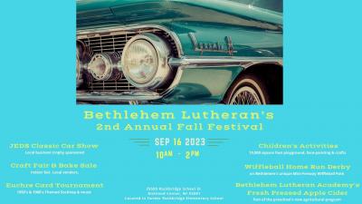 Bethlehem Fall Festival Poster