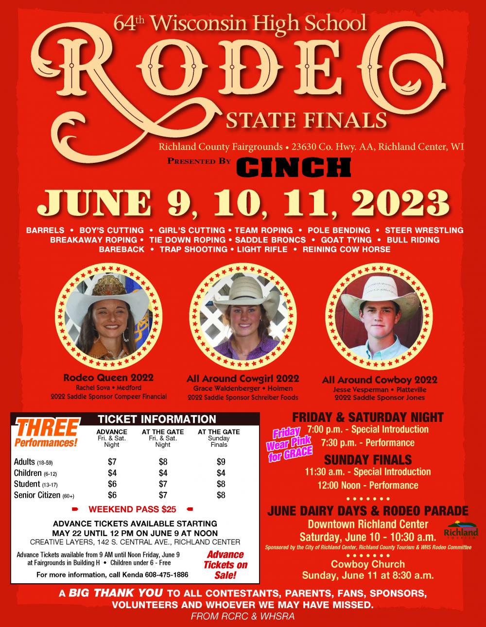 Wisconsin High School Rodeo Finals Richland Center Wisconsin